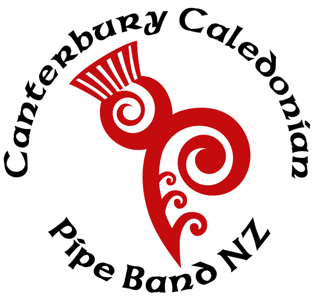 Canterbury Caledonian Society Pipe Band logo